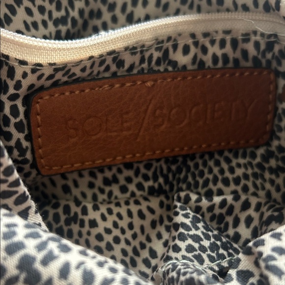 Sole Society Emery Faux Leather Backpack.